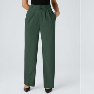 Halara Women's Green High-Waisted Pants
